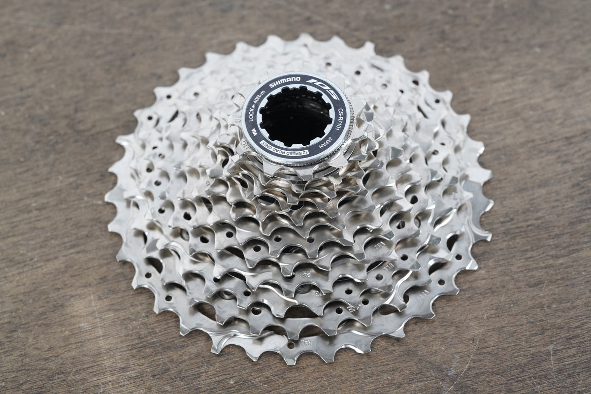 11-34T Shimano 105 CS-R7101 12 Speed Road Cassette 351g 7101