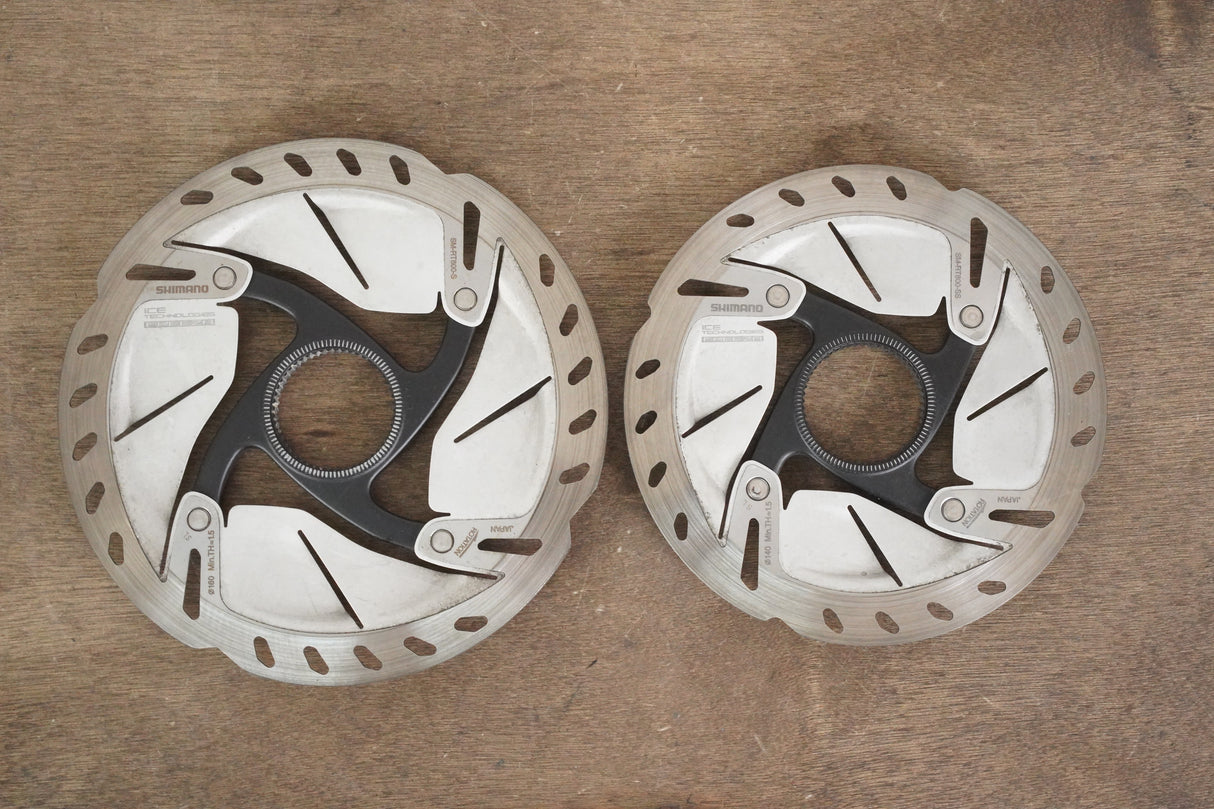 (2) 140mm/160mm Shimano Ultegra SM-RT800 Center Lock Disc Brake Rotors RT 800