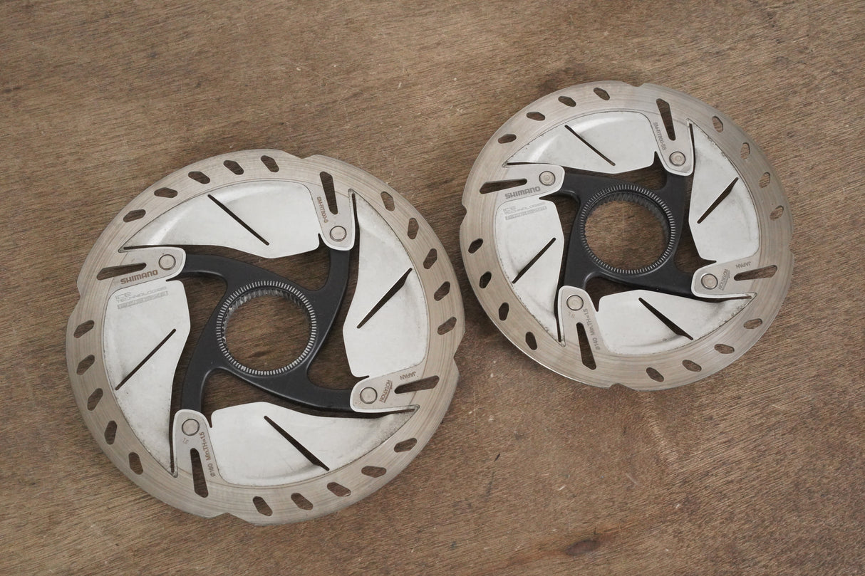 (2) 140mm/160mm Shimano Ultegra SM-RT800 Center Lock Disc Brake Rotors RT 800