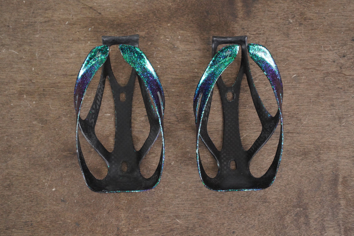 (2) Specialized S-WORKS Rib Cage III Carbon Water Bottle Cages 45g