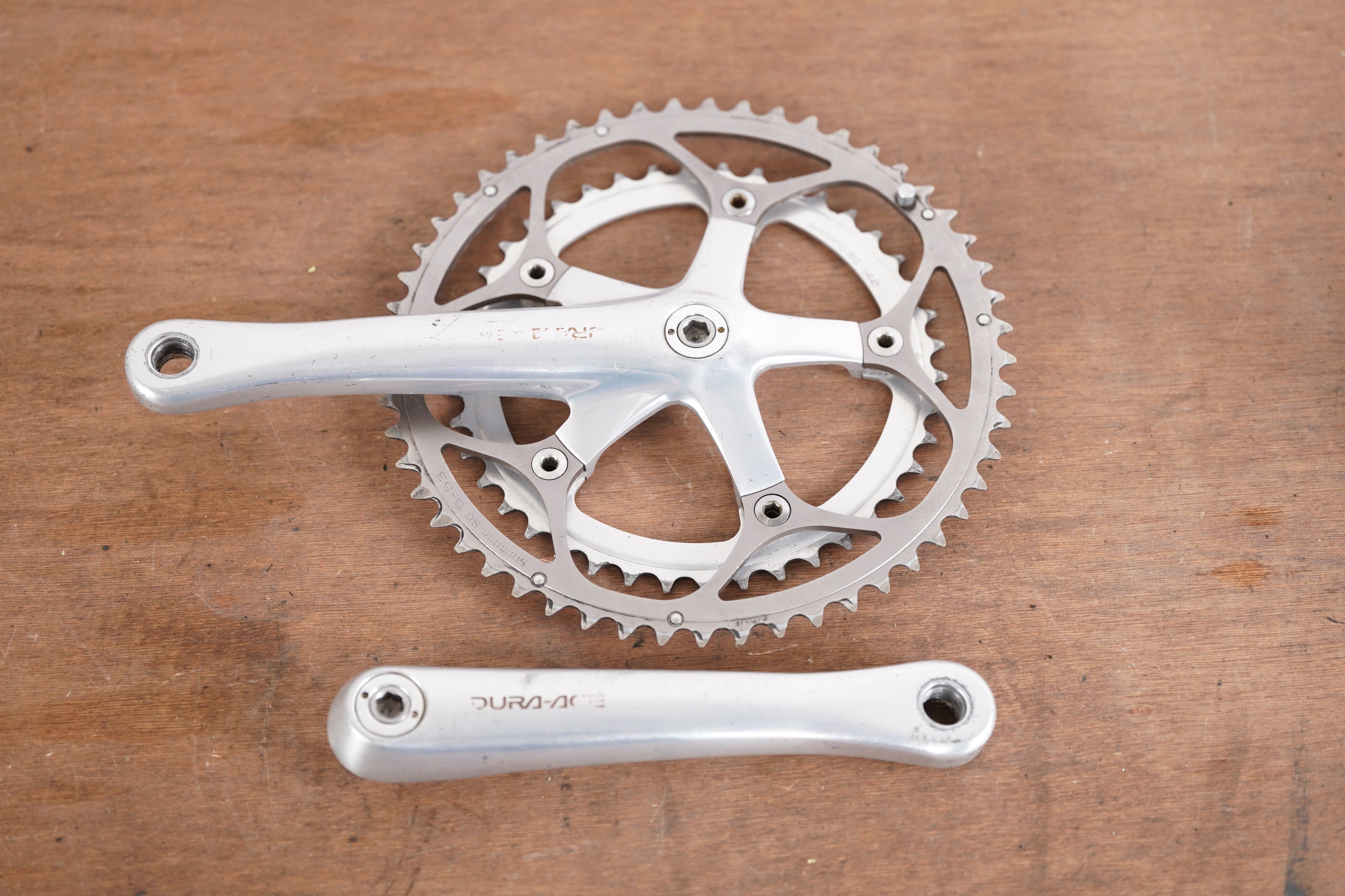 175mm 53/42T Shimano Dura-Ace FC-7700 9 Speed Crankset – Elevate Cycling