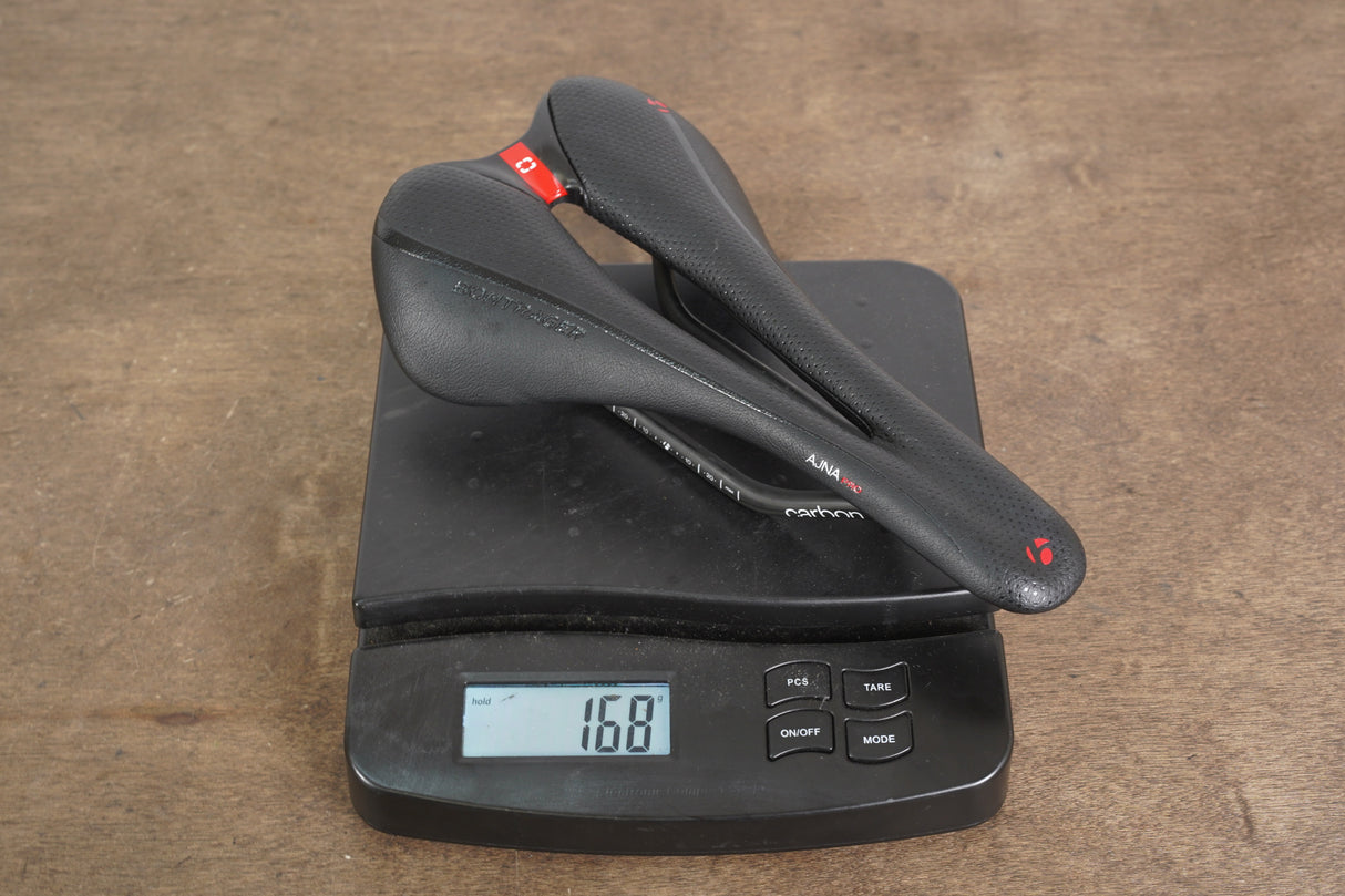 150mm Bontrager Ajna Pro Carbon Rail Road Saddle 168g