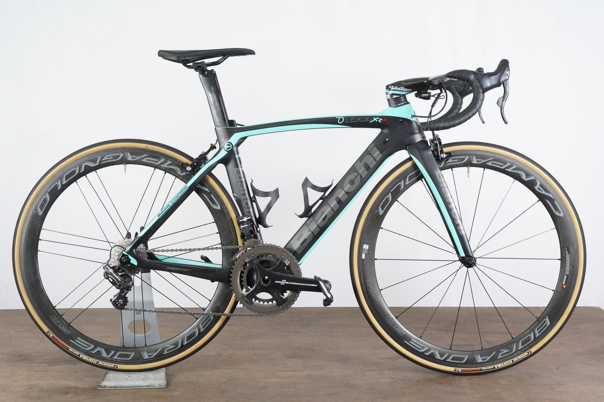 50cm Bianchi Oltre XR4 Campagnolo Record EPS 11 Speed Rim Brake Carbon Road Bike
