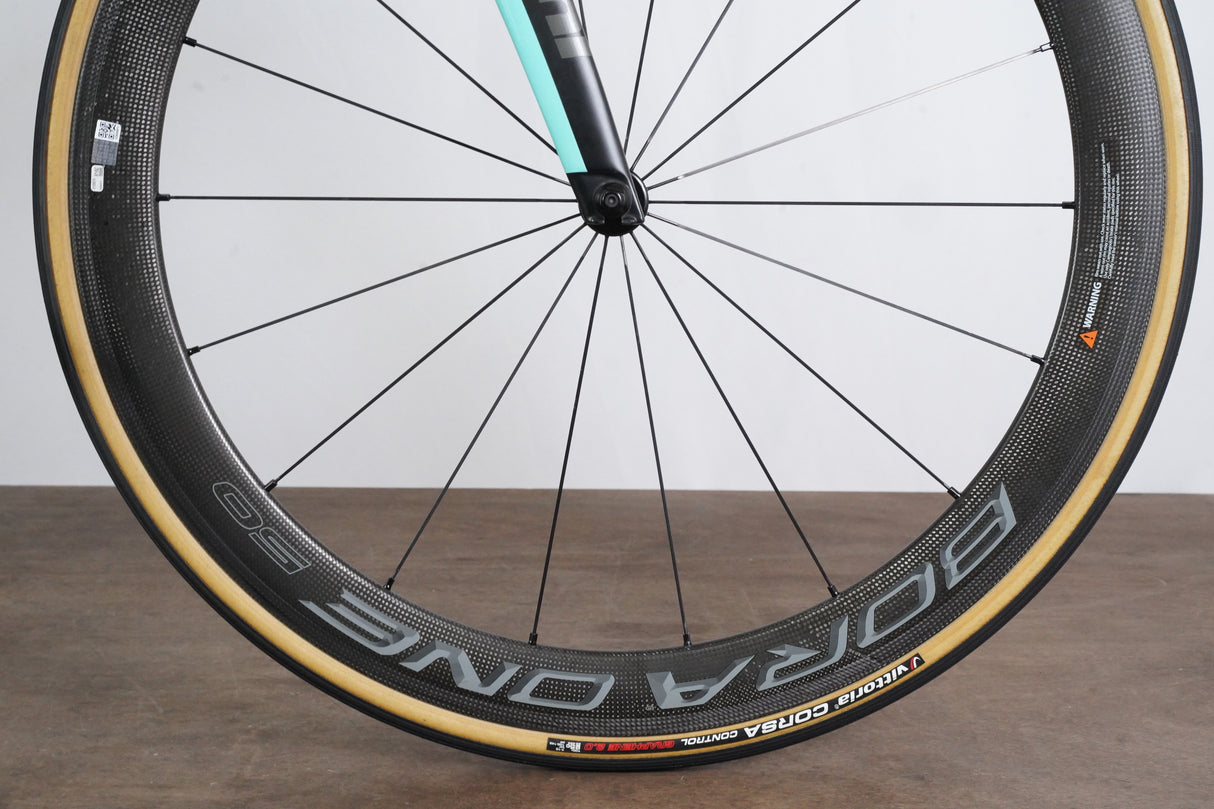 50cm Bianchi Oltre XR4 Campagnolo Record EPS 11 Speed Rim Brake Carbon Road Bike