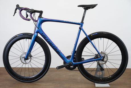 2017 61cm Specialized Roubaix Pro Ultegra R8070 Di2 Mercury Carbon Disc Road Bike