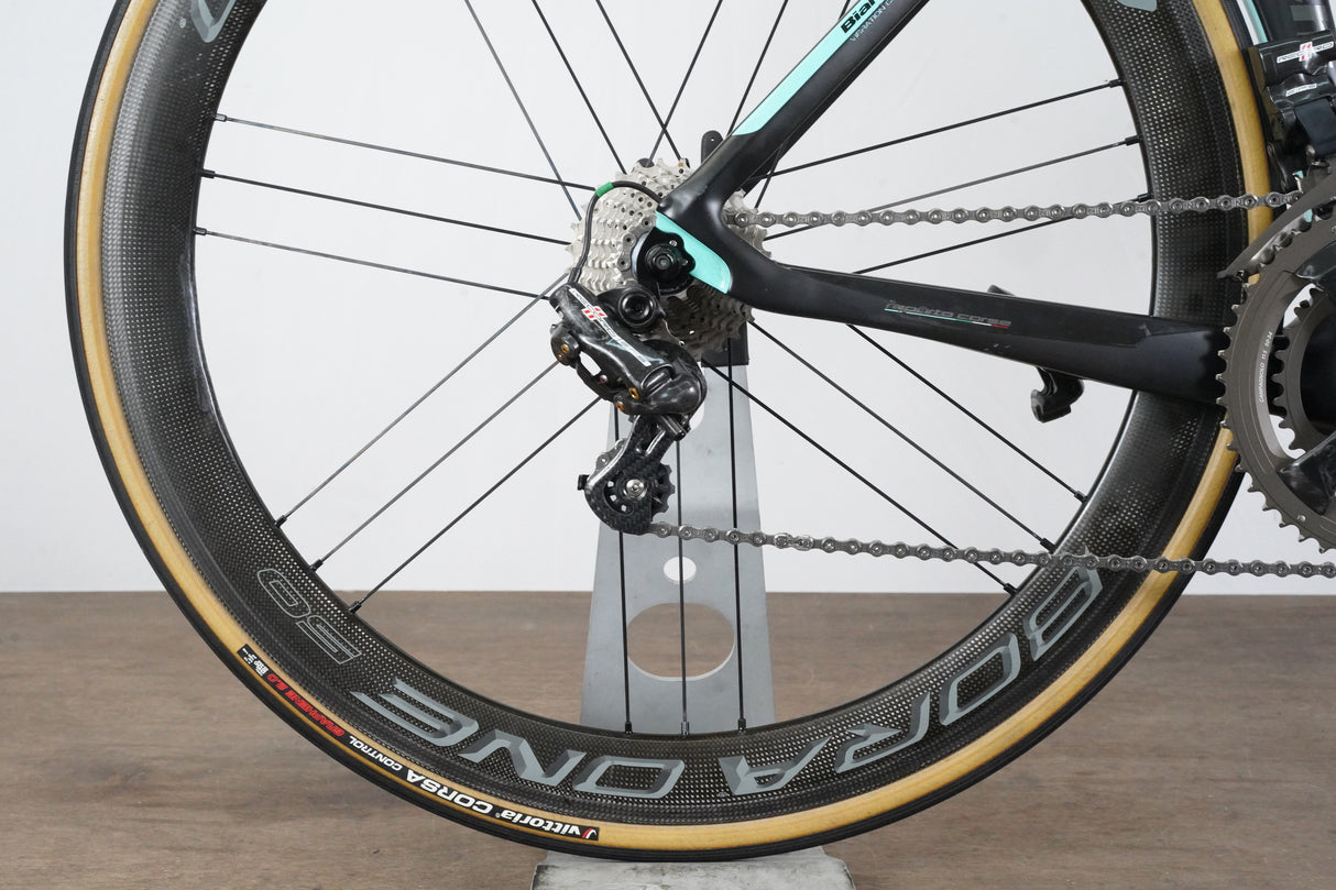 50cm Bianchi Oltre XR4 Campagnolo Record EPS 11 Speed Rim Brake Carbon Road Bike