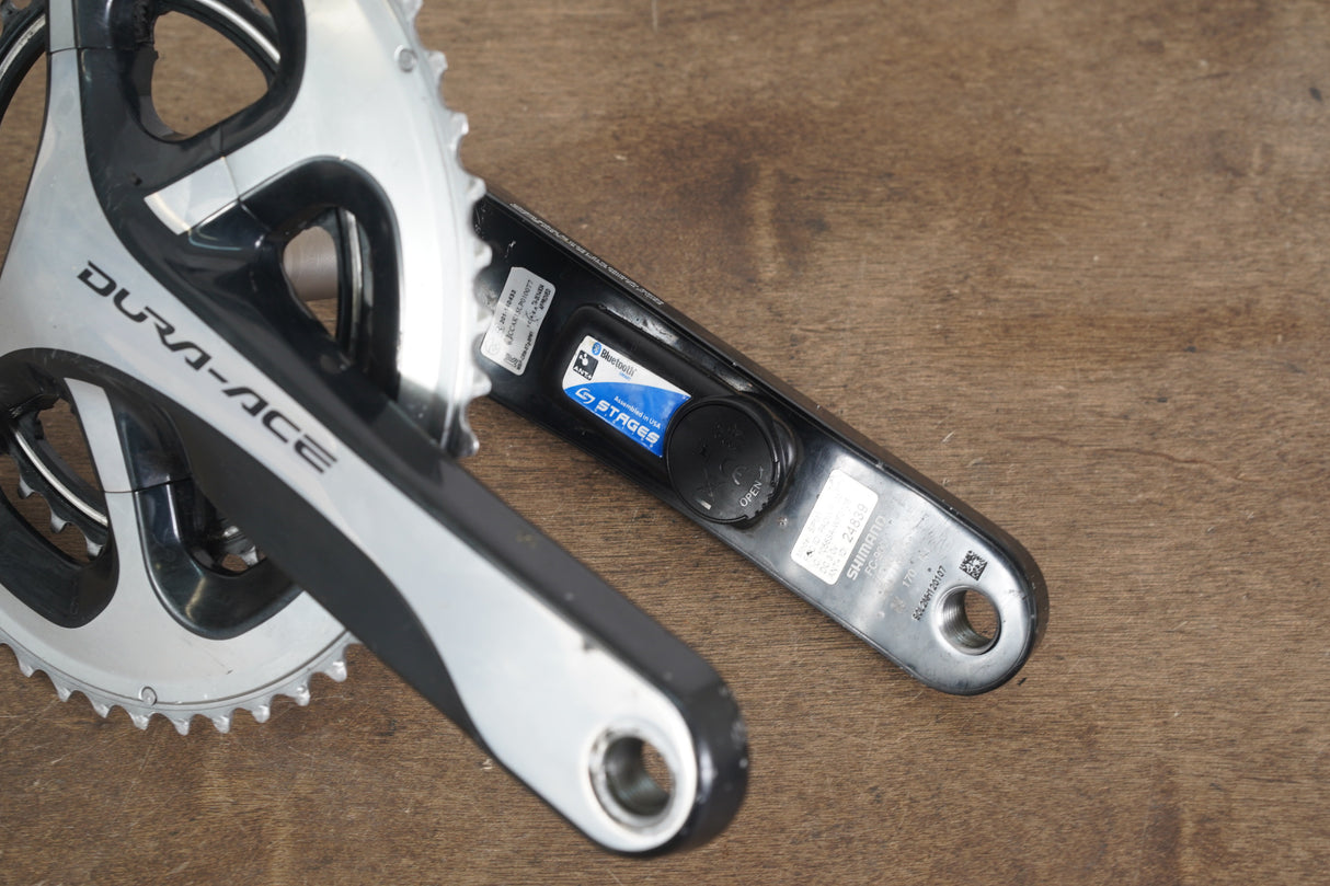 170mm 50/34T Shimano Dura-Ace FC-9000 11 Speed Stages Power Meter Crankset