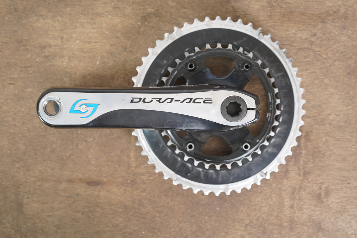 170mm 50/34T Shimano Dura-Ace FC-9000 11 Speed Stages Power Meter Crankset