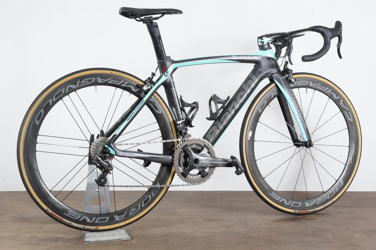 50cm Bianchi Oltre XR4 Campagnolo Record EPS 11 Speed Rim Brake Carbon Road Bike