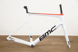 NEW 2022 58cm BMC Teammachine SLR01 Disc Team FRS Frameset WHT-BLK-RED