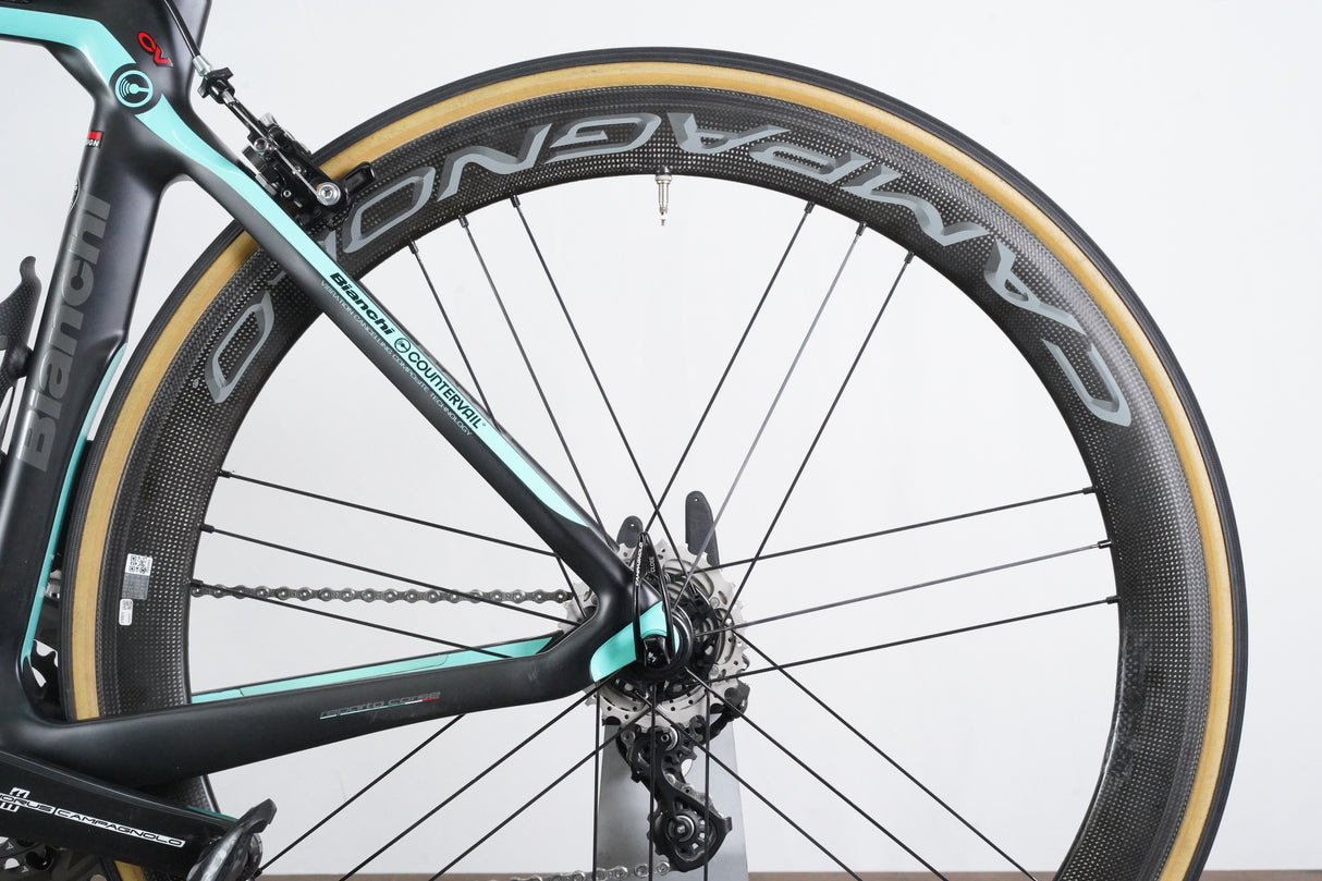 50cm Bianchi Oltre XR4 Campagnolo Record EPS 11 Speed Rim Brake Carbon Road Bike