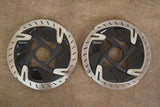 (2) 160mm Shimano Dura-Ace SM-RT900-S Center Lock Disc Brake Rotors