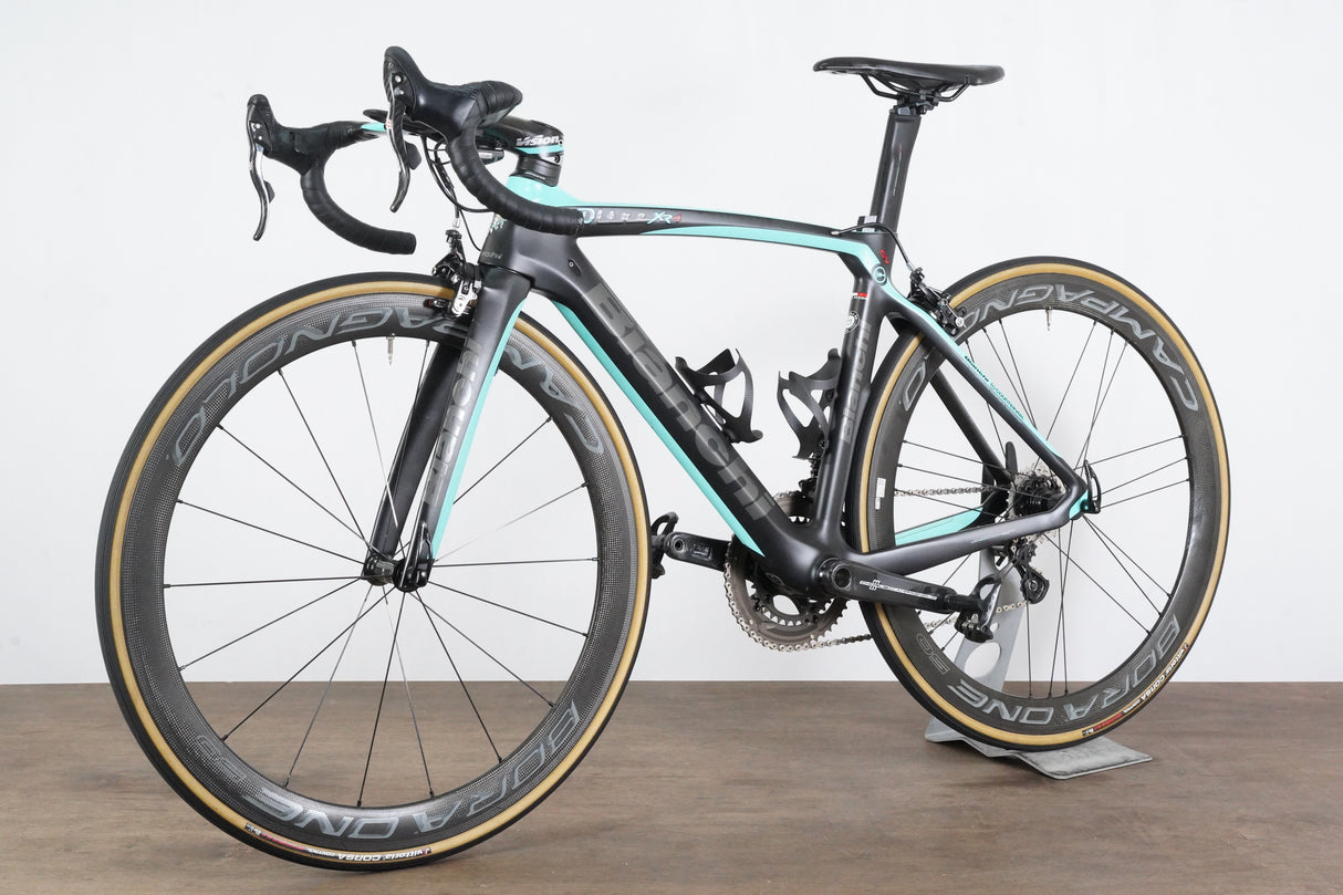 50cm Bianchi Oltre XR4 Campagnolo Record EPS 11 Speed Rim Brake Carbon Road Bike