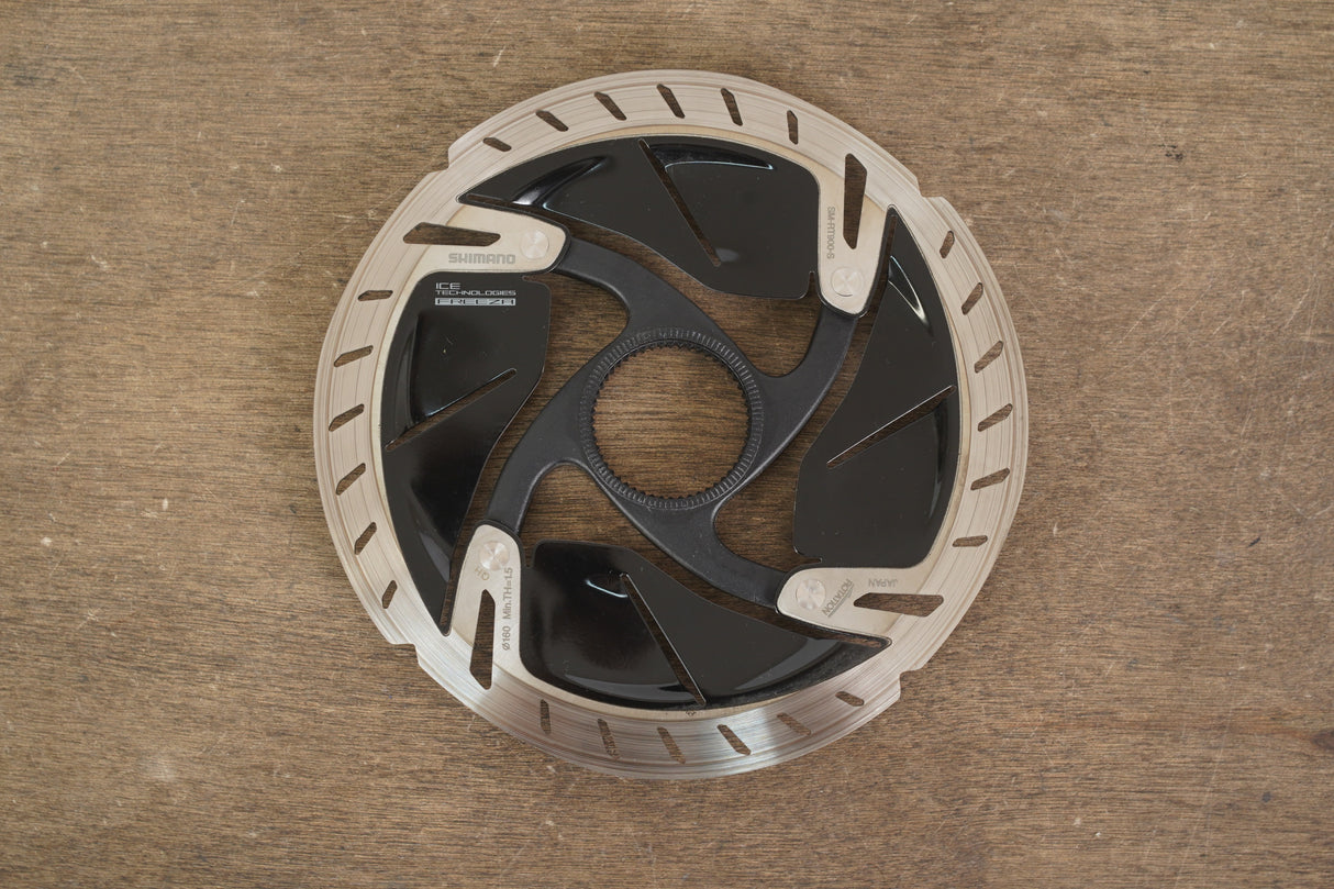 (2) 160mm Shimano Dura-Ace SM-RT900-S Center Lock Disc Brake Rotors