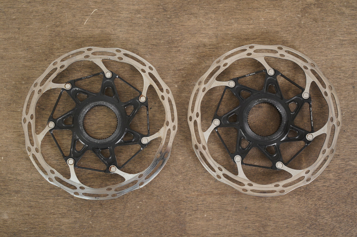 (2) 160mm SRAM CenterLine CLX Center Lock Disc Brake Rotors