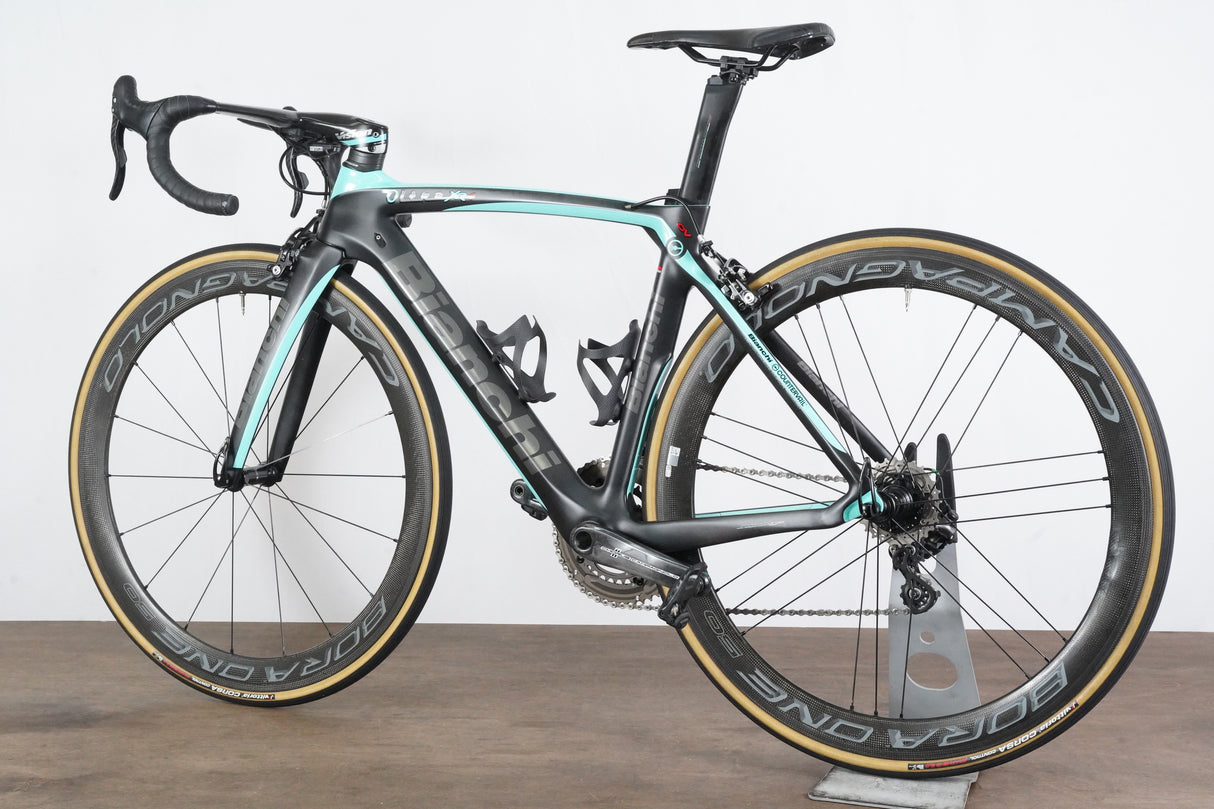 50cm Bianchi Oltre XR4 Campagnolo Record EPS 11 Speed Rim Brake Carbon Road Bike