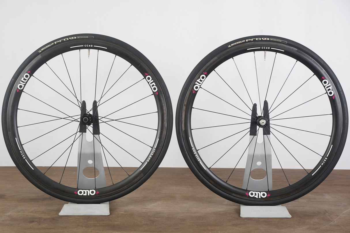 Alto Cycling CC40 DT Swiss 240s Carbon Clincher Rim Brake Wheelset 11 Speed