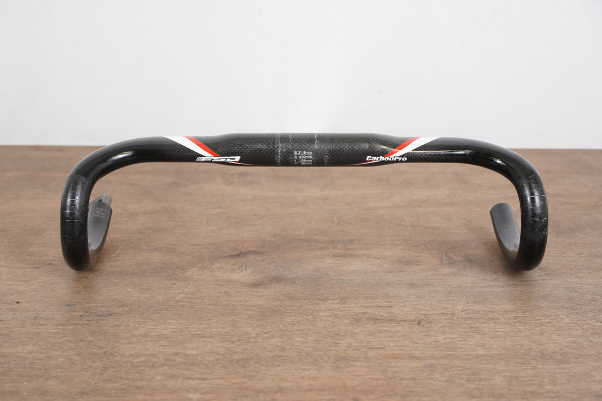 42cm FSA Carbon Pro Compact Road Handlebar 31.8mm