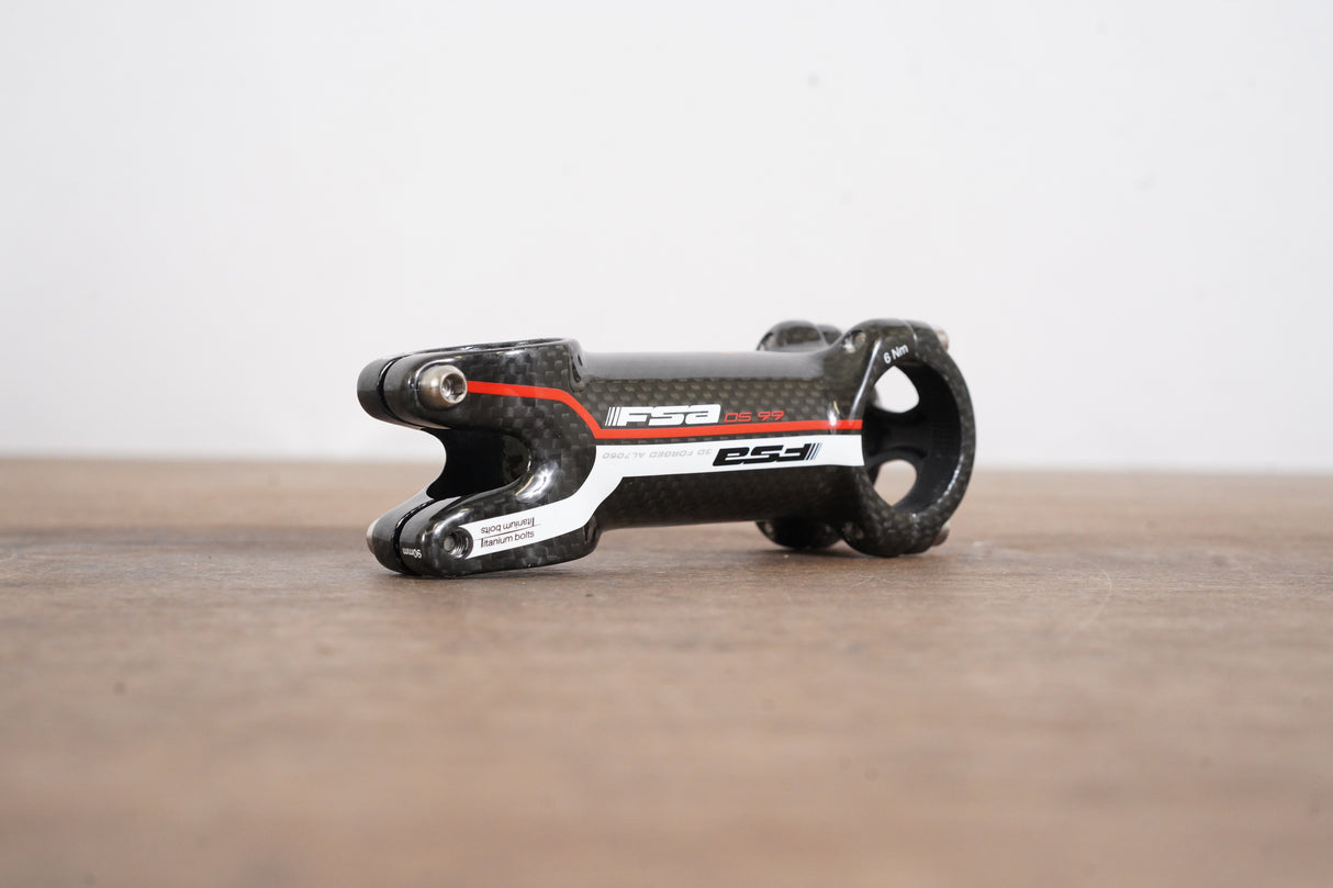 FSA OS-99 CSI 90mm ±6 Degree Carbon Alloy Road Stem 117g 1 1/8" 31.8mm