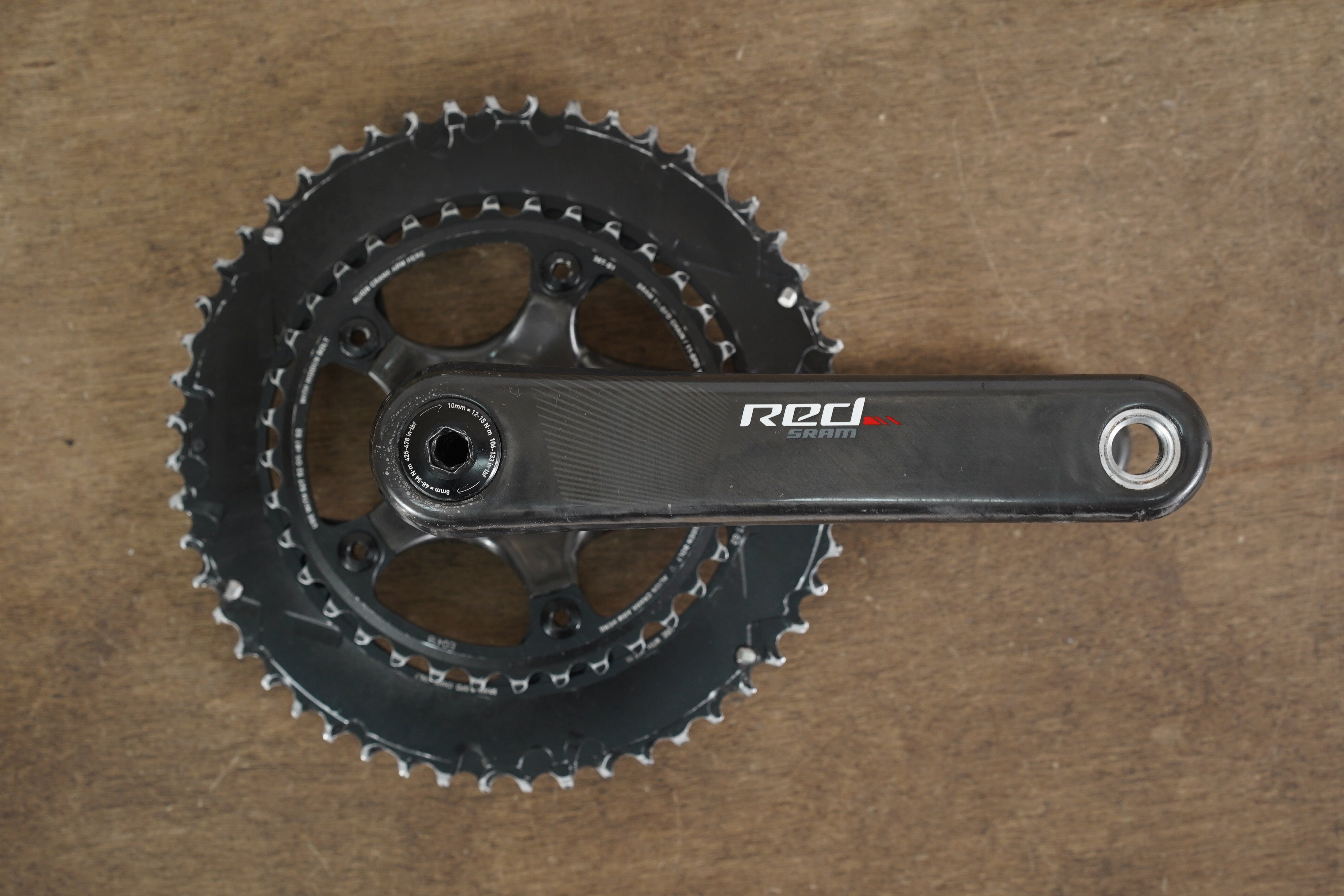 SRAM RED 22 GXP 172.5mm Quarq パワーメーター SRAM RED 22 GXP 172.5mm Quarq パワーメーター 172.5mm 52/36T GXP