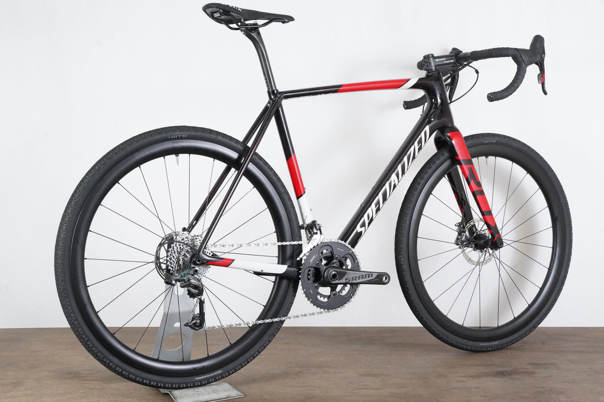 58cm Specialized Crux SRAM Red Reynolds ATR 11 Speed Disc Brake Carbon CX Bike