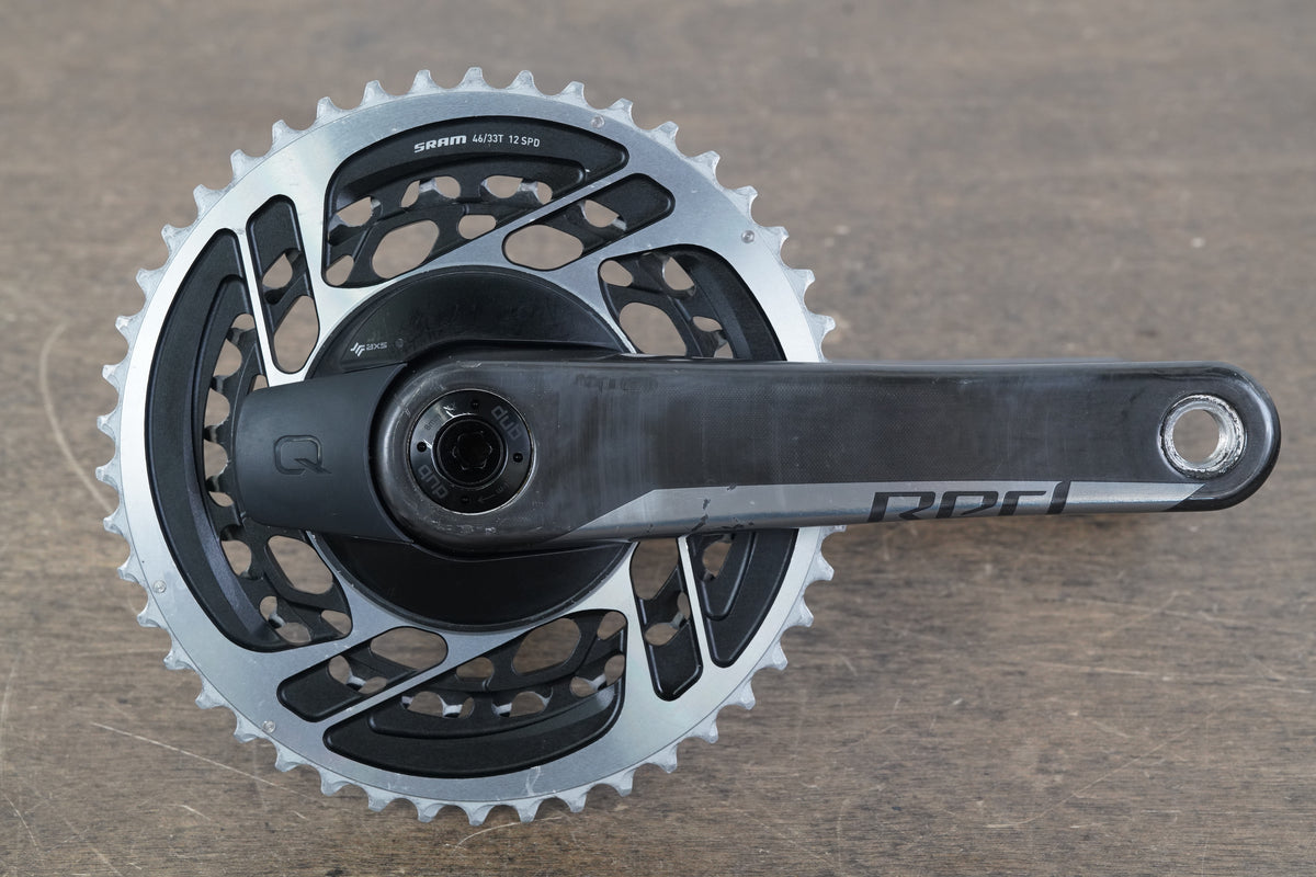 175mm 46/33T DUB SRAM Red AXS D1 Quarq 12 Speed Power Meter Crankset 597g