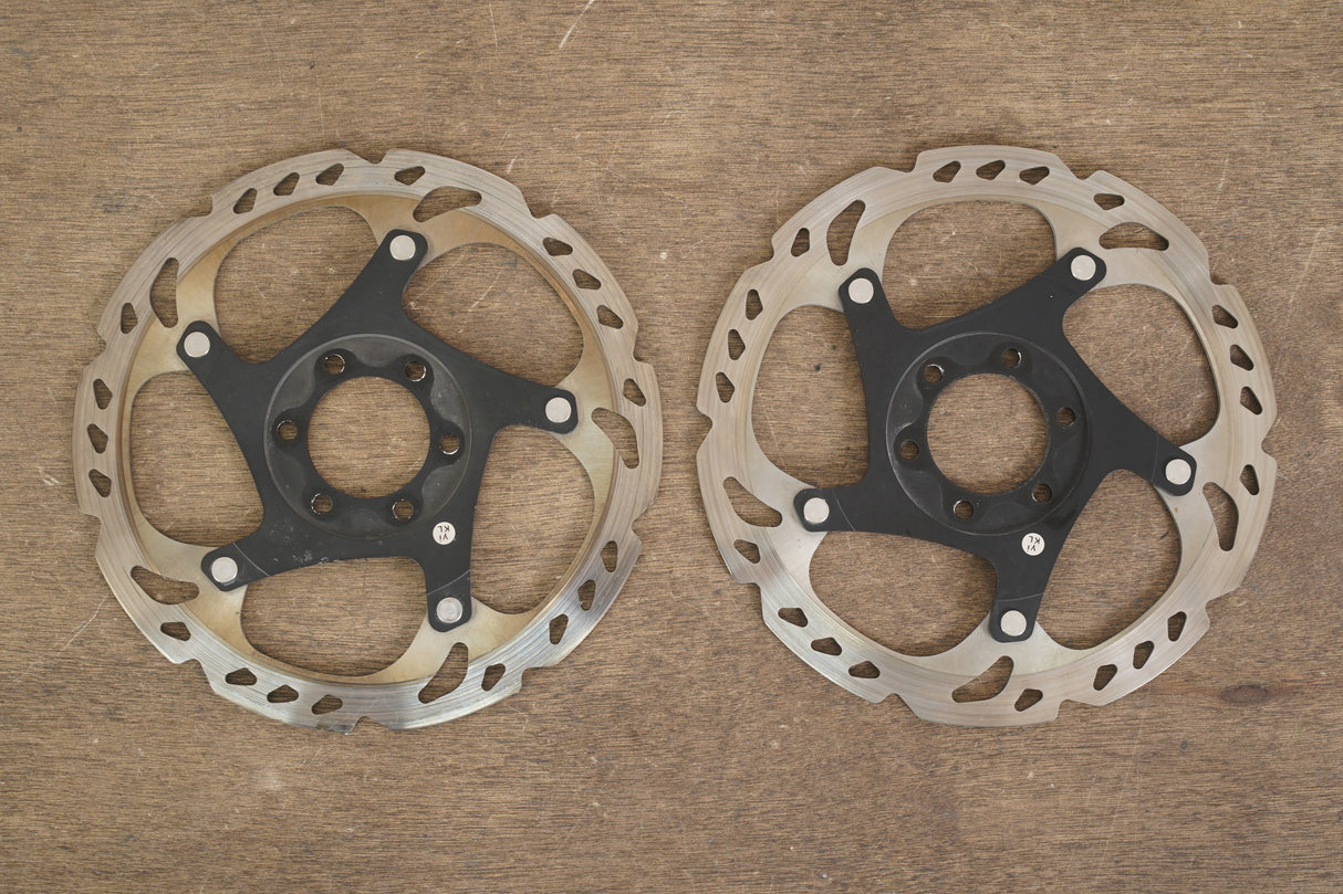 (2) 160mm Shimano Deore XT SM-RT86-S Center Lock Disc Brake Road CX MTB Rotors