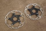 (2) 160mm Shimano Deore XT SM-RT86-S Center Lock Disc Brake Road CX MTB Rotors