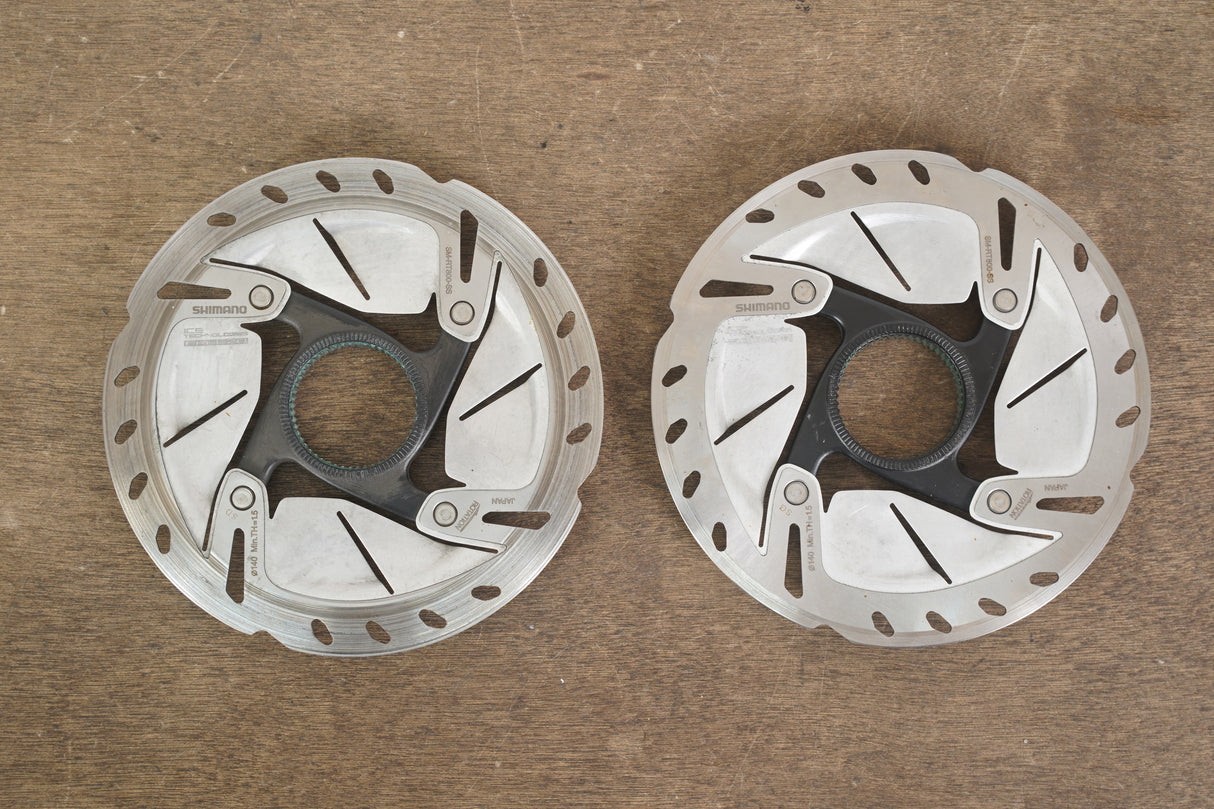 (2) 160mm Shimano Ultegra SM-RT800-S Center Lock Disc Brake Rotors RT 800
