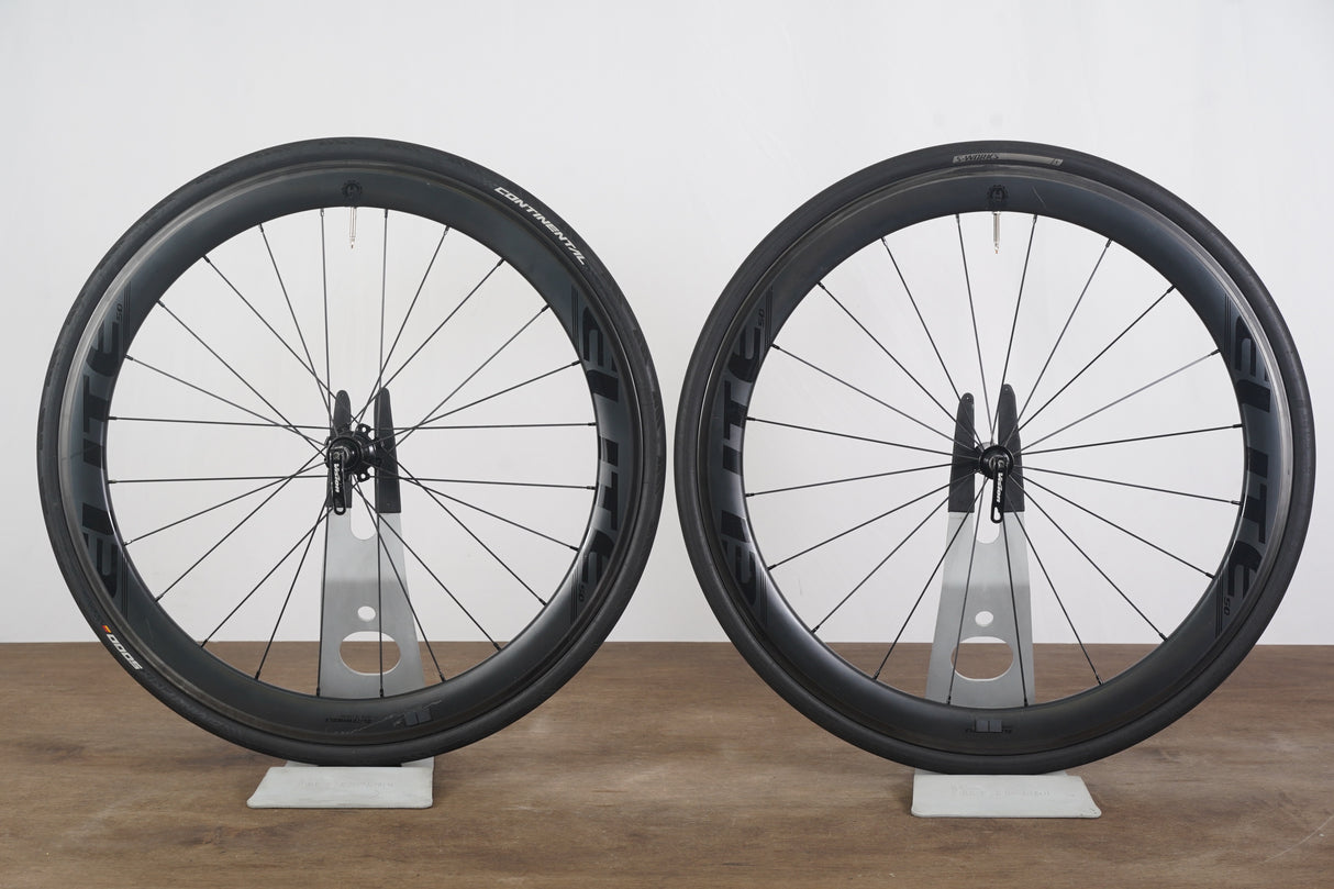Elite Wheels Marvel 50 Tubeless Clincher Rim Brake Wheelset Shimano/SRAM 11 Speed