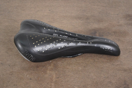 140mm Selle Italia Sport Gel Flow FeC Alloy Rail Road Saddle 327g
