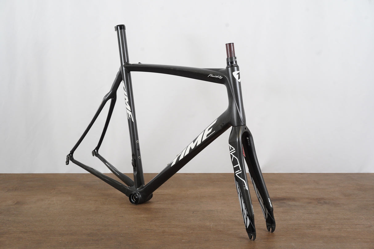 L (Large) Time Fluidity Carbon Rim Brake Road Frameset