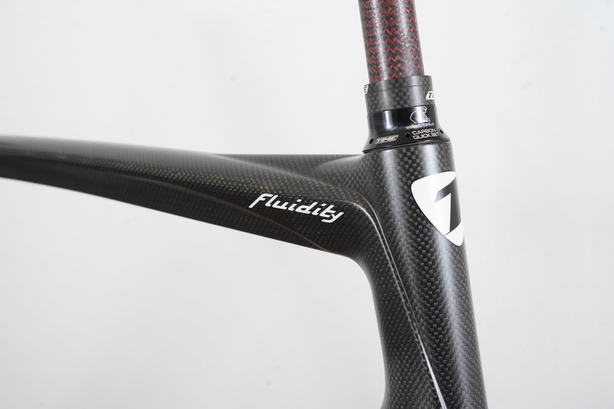 L (Large) Time Fluidity Carbon Rim Brake Road Frameset