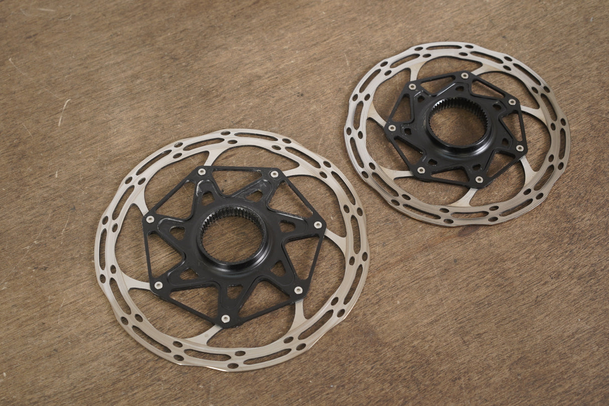 (2) 160mm/140mm SRAM CenterLine CLX Center Lock Disc Brake Rotors