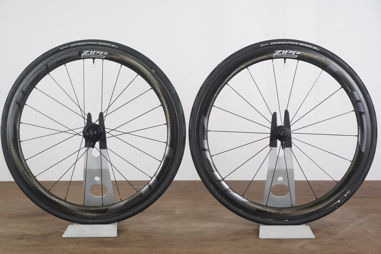 Zipp 303 Firecrest ZR1 Carbon Tubeless Clincher Rim Brake Wheelset XDR 12 Speed