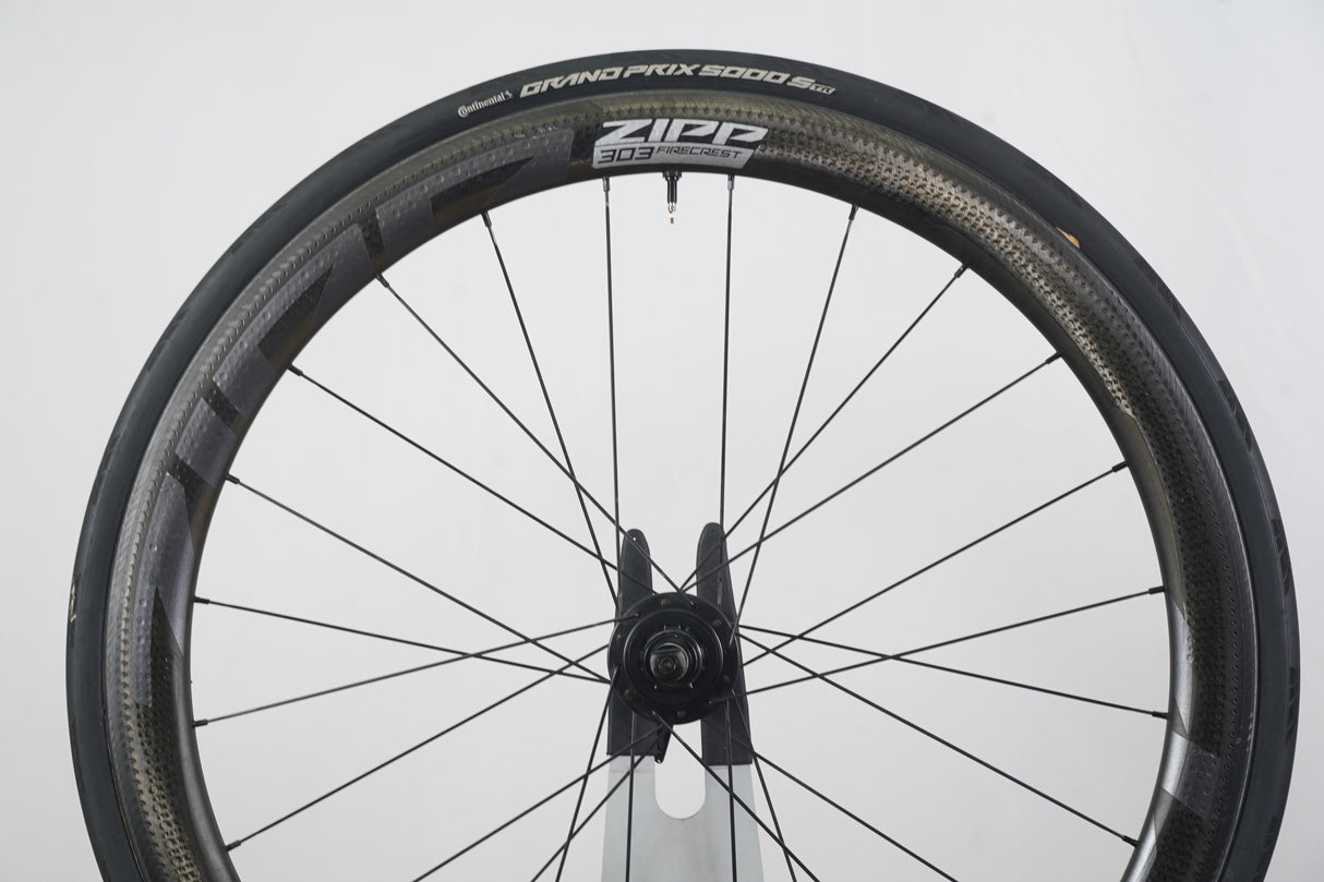 Zipp 303 Firecrest ZR1 Carbon Tubeless Clincher Rim Brake Wheelset XDR 12 Speed