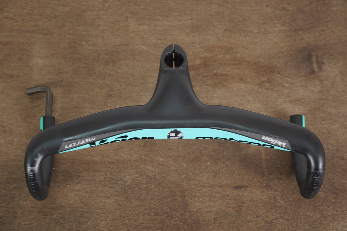 40cm Vision Metron 5D 100mm -6 Degree Integrated Carbon Barstem Handlebar