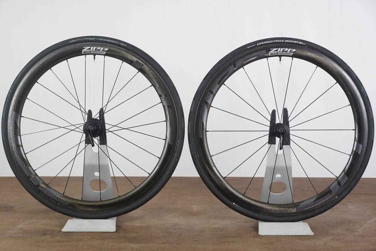 Zipp 303 Firecrest ZR1 Carbon Tubeless Clincher Rim Brake Wheelset XDR 12 Speed