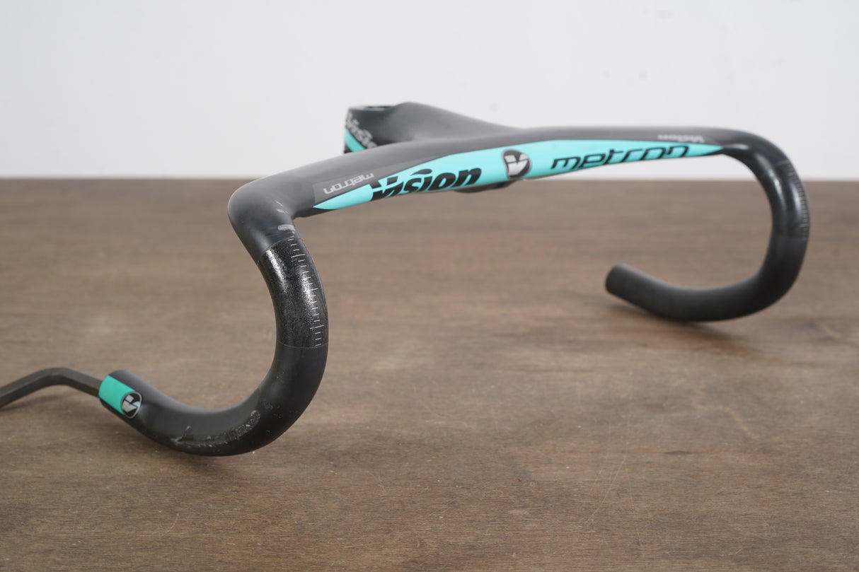 40cm Vision Metron 5D 100mm -6 Degree Integrated Carbon Barstem Handlebar
