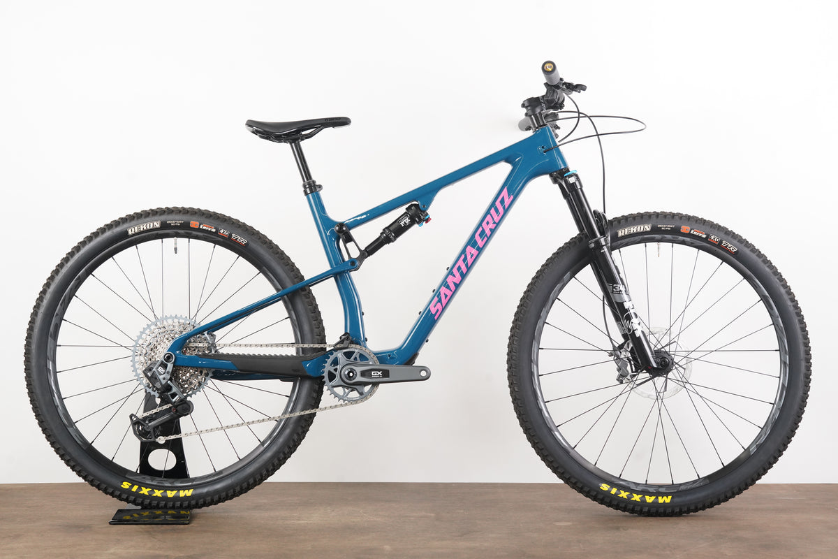NEW 2025 L 29" Santa Cruz Blur 4 C GX Eagle AXS TR RaceFace ARC (Dark Teal)