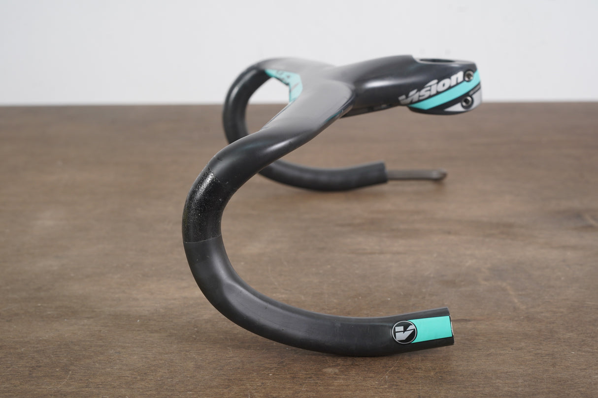 40cm Vision Metron 5D 100mm -6 Degree Integrated Carbon Barstem Handlebar