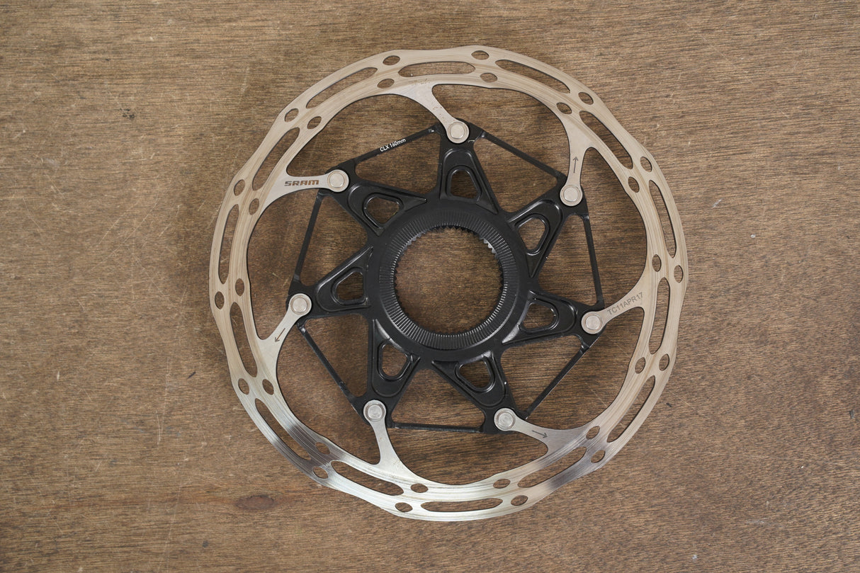 (2) 160mm SRAM CenterLine CLX Center Lock Disc Brake Rotors