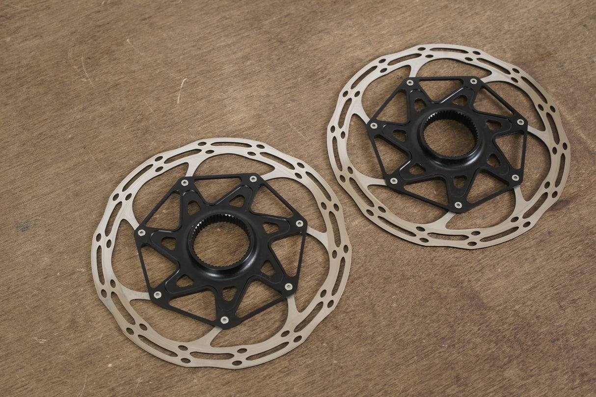 (2) 160mm SRAM CenterLine CLX Center Lock Disc Brake Rotors