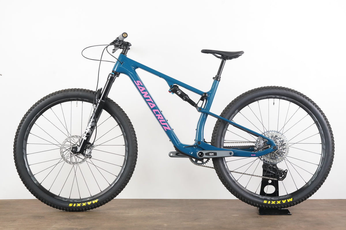 NEW 2025 L 29" Santa Cruz Blur 4 C GX Eagle AXS TR RaceFace ARC (Dark Teal)