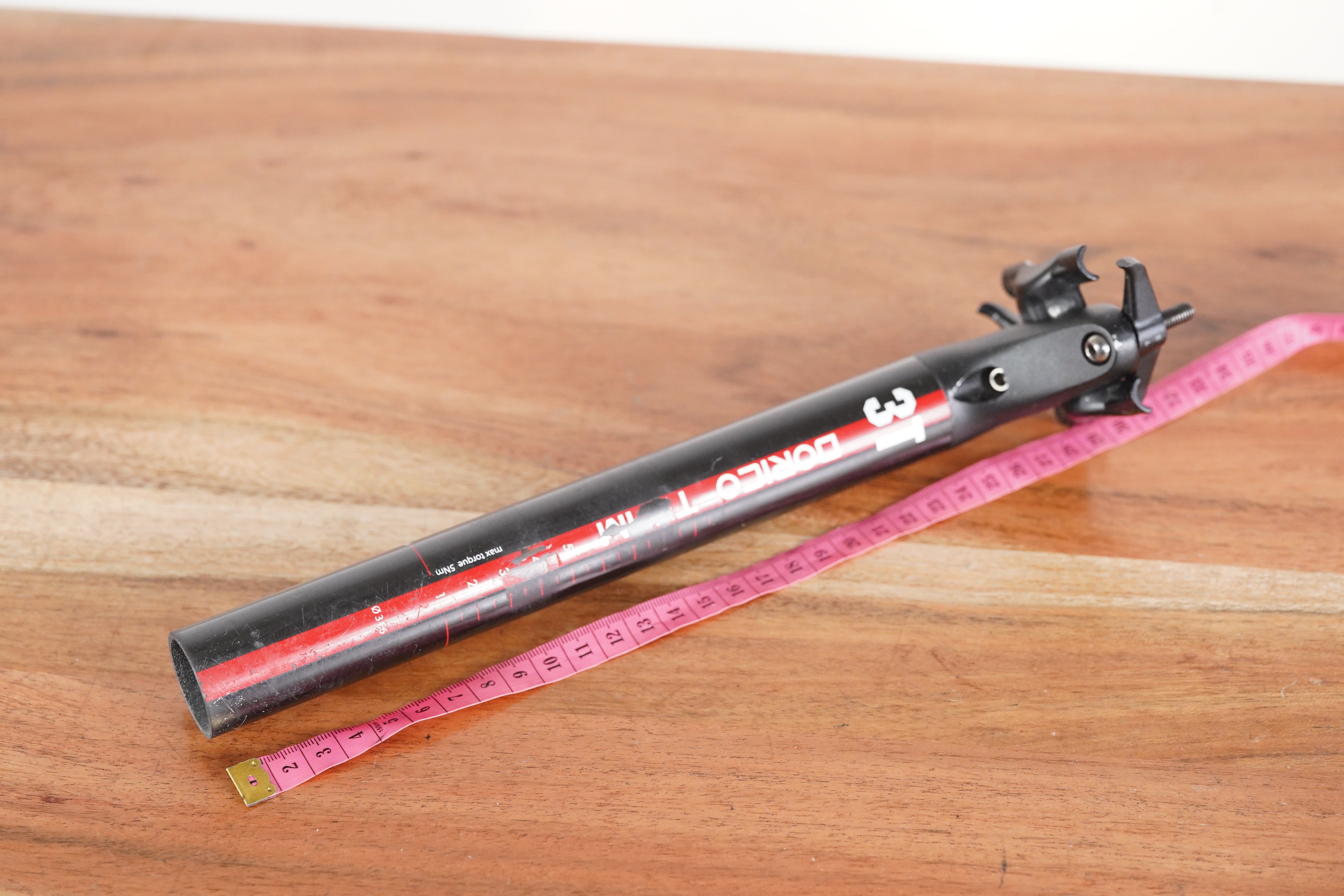 31.6mm 3T Dorico Team Carbon Road Seatpost 213g – Elevate