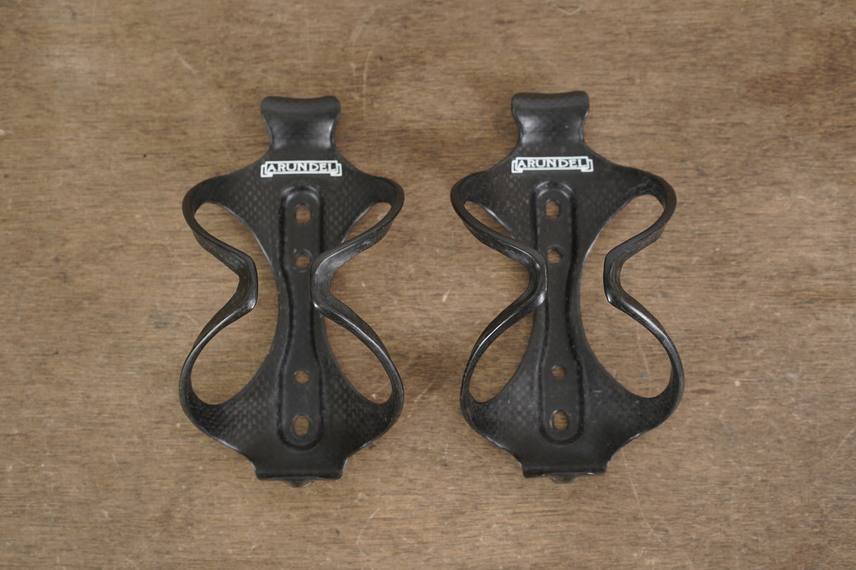 (2) Arundel Mandible Carbon Water Bottle Cages 53g