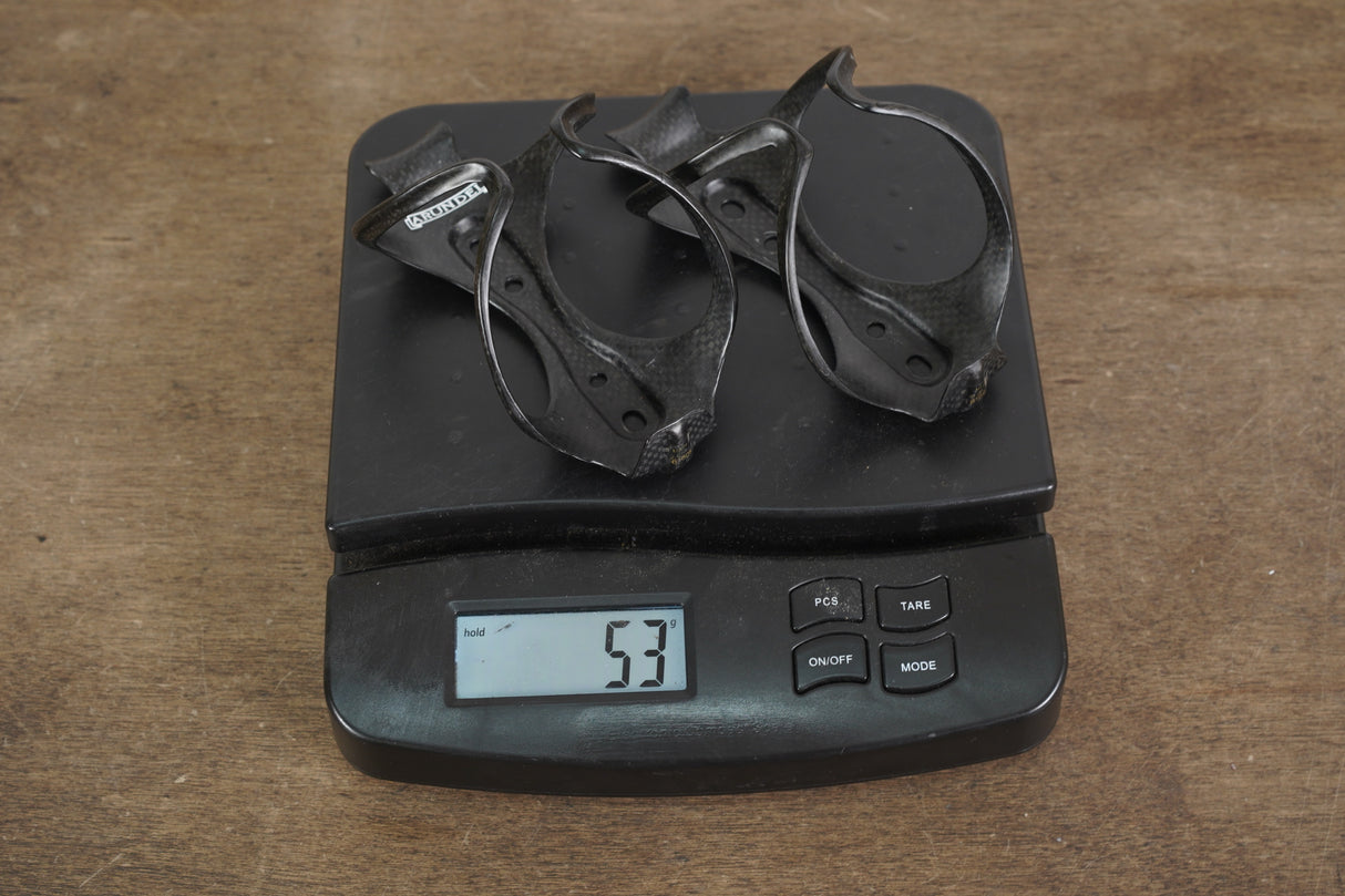 (2) Arundel Mandible Carbon Water Bottle Cages 53g