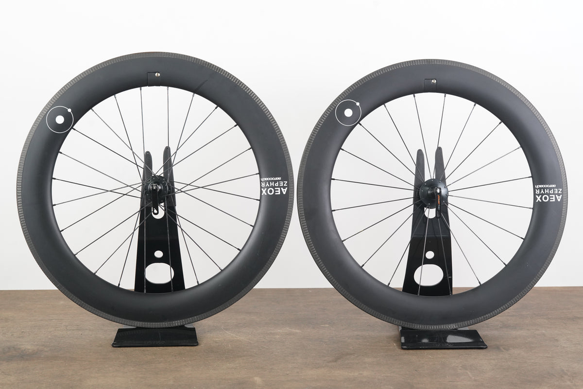 AeroCoach AEOX Zephyr Carbon Tubeless Clincher Rim Brake Wheelset XDR 12 Speed
