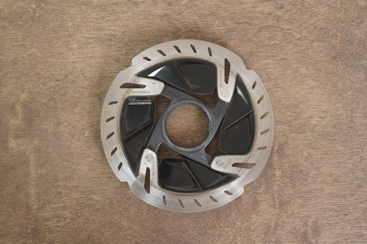 (1) 140mm Shimano Dura-Ace SM-RT900-SS Center Lock Disc Brake Rotor