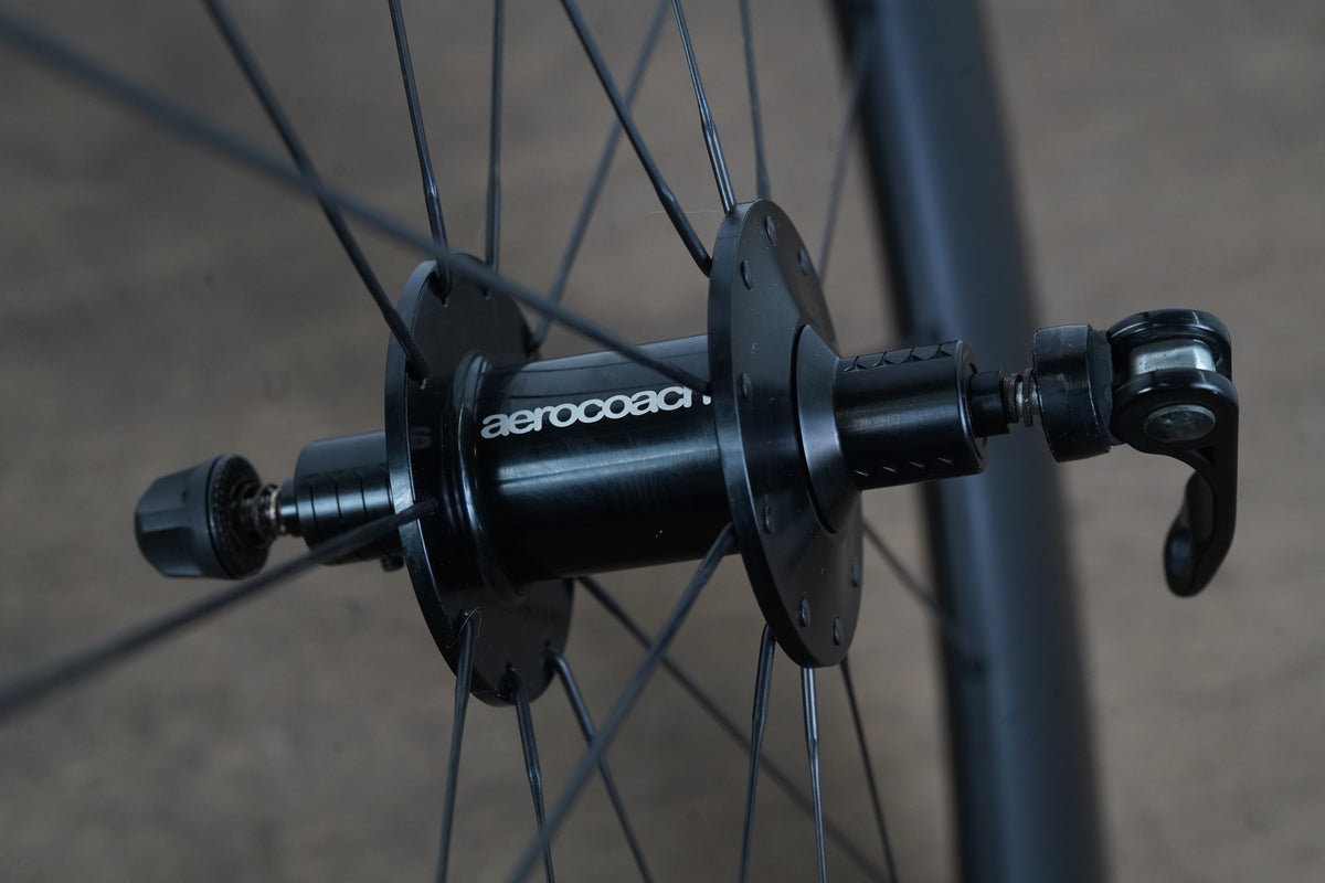 AeroCoach AEOX Zephyr Carbon Tubeless Clincher Rim Brake Wheelset XDR 12 Speed